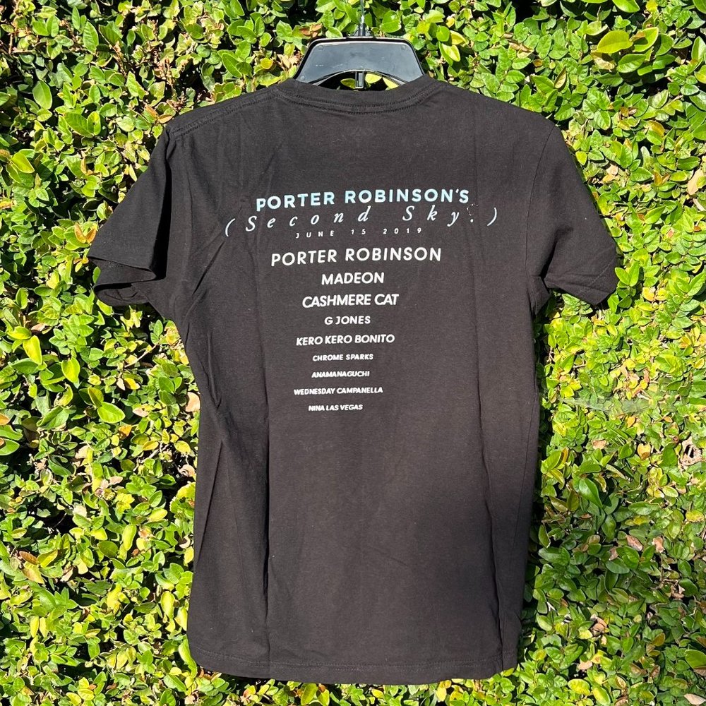 Porter Robinson Second Sky 2019 Short Sleeve Shirt Small